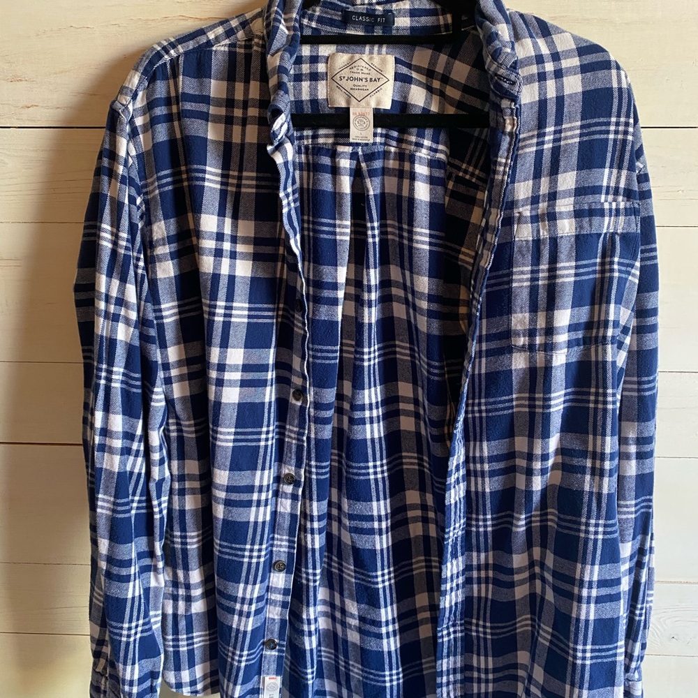 Men’s Blue Flannel